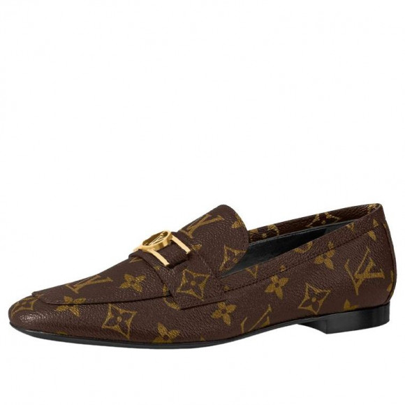 (WMNS) LOUIS VUITTON LV Upper Case Flat Loafers 'Brown Monogram' - 1A86NP