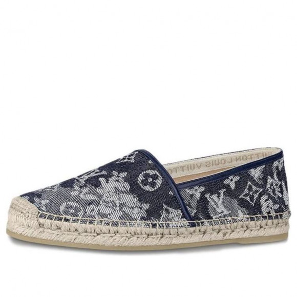 LOUIS VUITTON Waterfall Shoes 'Destroyed Denim Monogram' - 1A8LH3