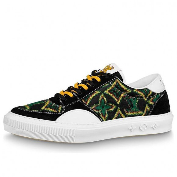 LOUIS VUITTON Ollie Sneakers 'Black Green Yellow' - 1A8Q71