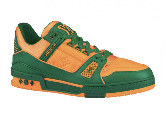 Louis Vuitton Trainer Colored-In Motif Green