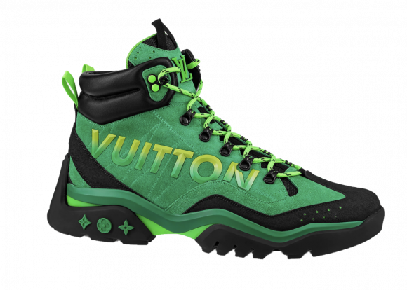 Louis Vuitton Millenium Ankle Boot Green Black