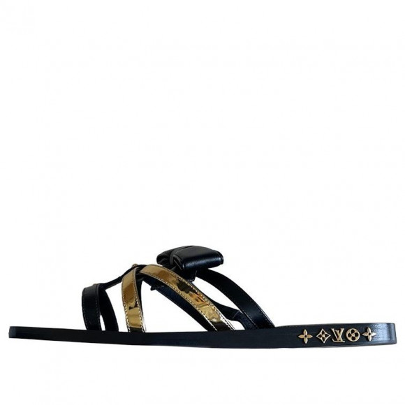 (WMNS) LOUIS VUITTON Peplum Sandals 'Black Gold' - 1A9CEH