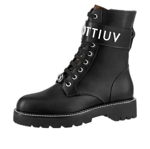 (WMNS) LOUIS VUITTON Territory Ankle Boots 'Black' - 1A9HAJ