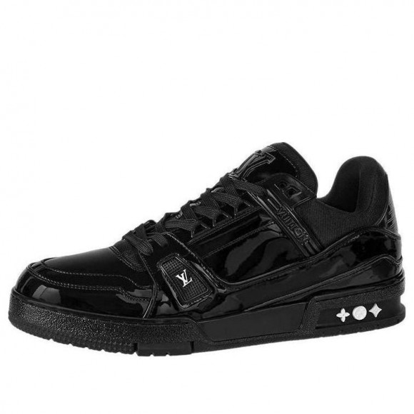 LOUIS VUITTON LV Trainer Patent Leather Triple Black