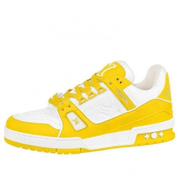 LOUIS VUITTON LV Trainer 'White Yellow' - 1AA6XM