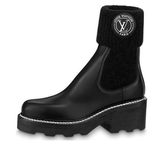 (WMNS) LOUIS VUITTON LV Beaubourg Ankle Boots 'Black' - 1AABU1