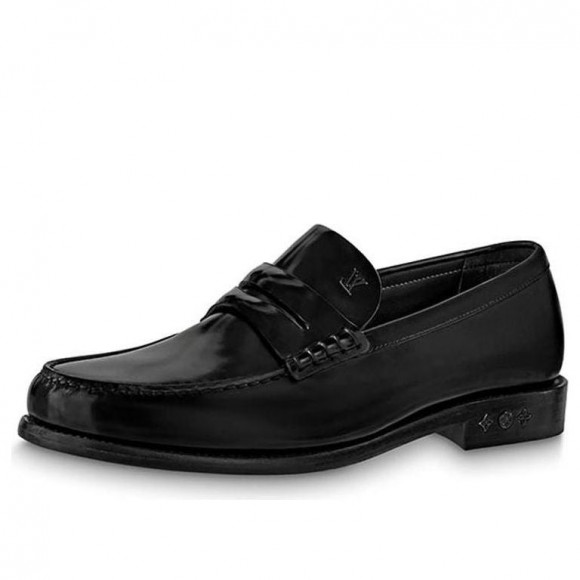 LOUIS VUITTON Louis Loafers 'Patent Black' - 1AAMWL