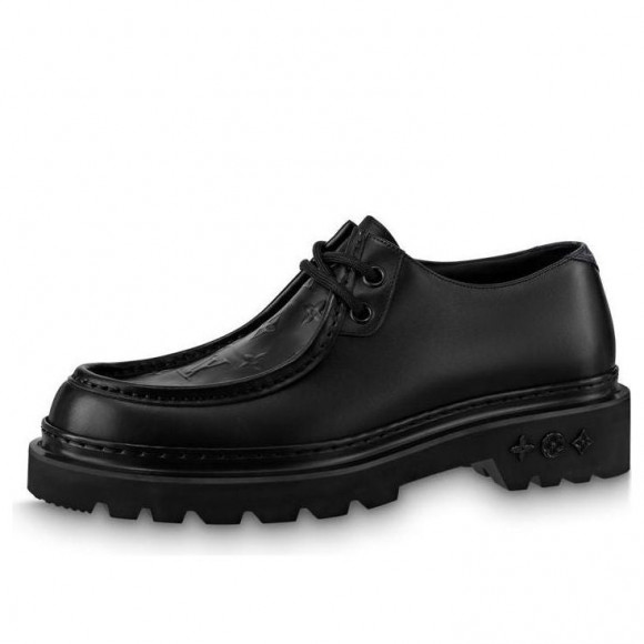 LOUIS VUITTON Major Loafers 'Black with Top Monogram' - 1AANSF