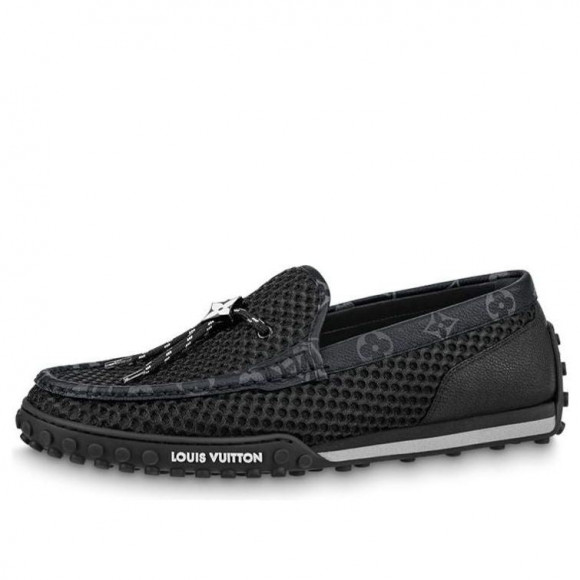 LOUIS VUITTON Racer Moccasins Shoes 'Black' - 1AAQVV