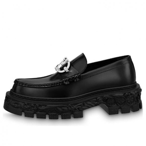 LOUIS VUITTON Baroque Loafers 'Black' - 1AB8UJ