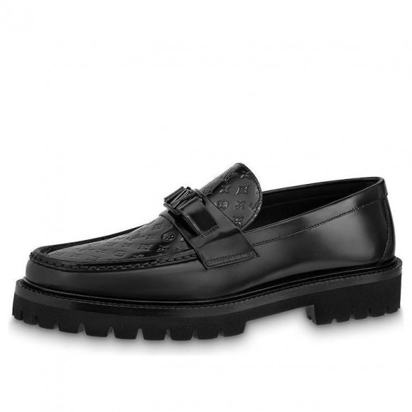 LOUIS VUITTON Major Loafer Shoes 'Black' - 1ABFFP