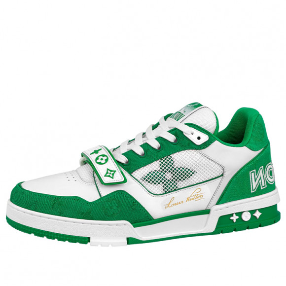 LOUIS VUITTON LV Trainer 'White Green' - 1ABLY1