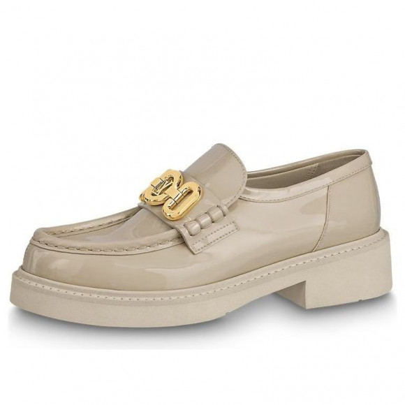 (WMNS) LOUIS VUITTON LV Academy Loafers 'Beige' - 1ABO3I