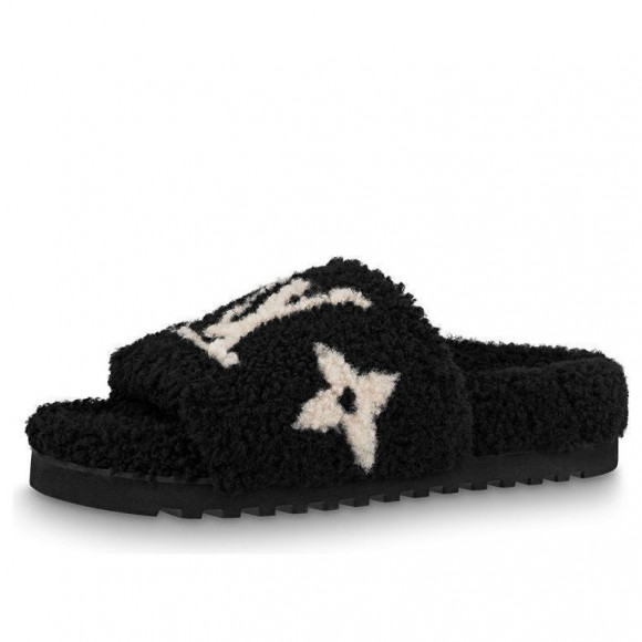 (WMNS) LOUIS VUITTON Paseo Comfort Flat Sandals 'Black' - 1ABWDN