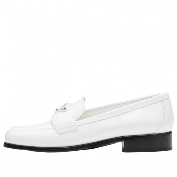 (WMNS) PRADA Patent Leather Loafers 'White' - 1D902M_069_F0009_F_025