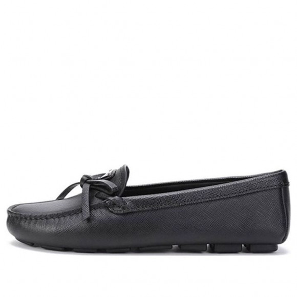 (WMNS) PRADA Saffiano Leather Driving Loafers 'Black' - 1DD071_053_F0002_F_005