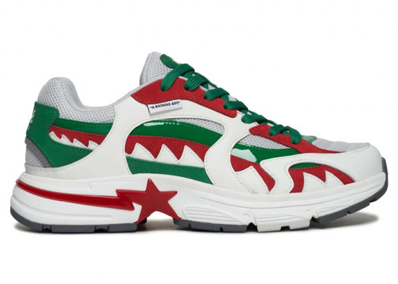 A Bathing Ape Shark Sta Italy - 1FWK201304-GRN/1K20-191-304