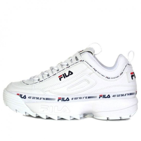 (WMNS) FILA Disruptor Running Shoe White - 1GM00848_100