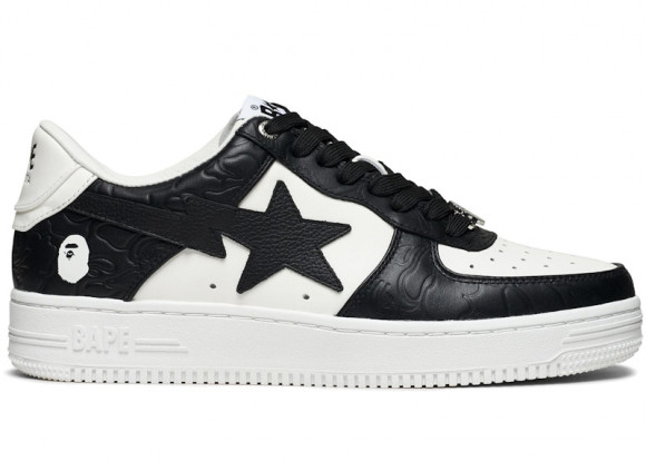 A Bathing Ape Bape Sta #4 Linecamo White Black - 1K30-191-304-BLK/1K30-291-304-BLK/001FWK301304M-BLK