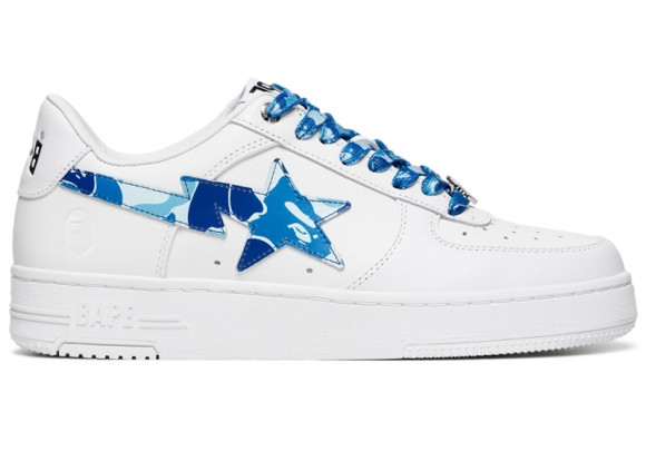 A Bathing Ape Bape Sta Low ABC Camo White Blue (2025) - 1K70-191-335-BLU/1K70-291-330-BLU/001FWK701335-BLU