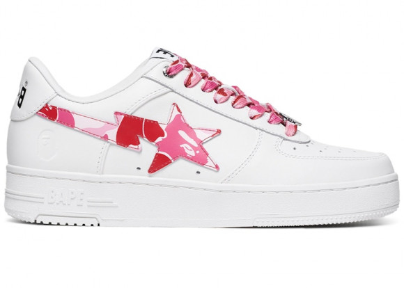 A Bathing Ape Bape Sta Low ABC Camo White Pink (2025) - 1K70-191-335-PNK/1K70-291-330-PNK/001FWK701335-PNK