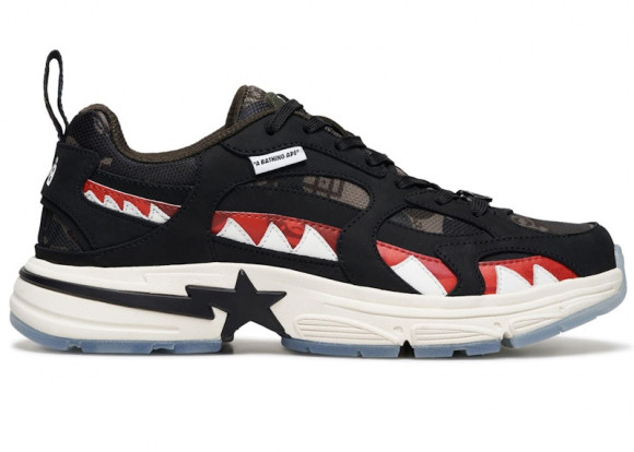 A Bathing Ape Shark Sta CLOT - 1K73-191-924-BLK/001FWK731924C-BLK