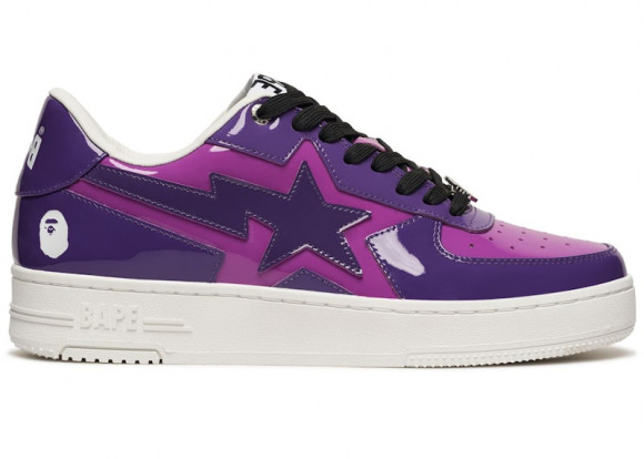 A Bathing Ape Bape Sta Icon Low Purple Patent - 1K80-191-308-PUR/1K80-291-308-PUR/001FWK801308M-PUR