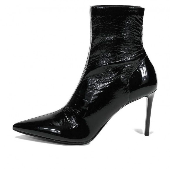 (WMNS) PRADA 90mm Patent Leather Effect Ankle Boots 'Black' - 1T003M_3LBK_F0002_F_B085