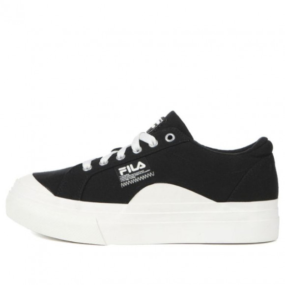 FILA Thick Sole Skateboarding Shoes Black White Version - 1XM01170_001