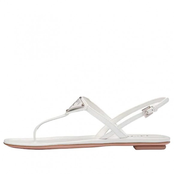 (WMNS) PRADA Cross Strap Sandals 'White' - 1Y032M_069_F0009_F_005