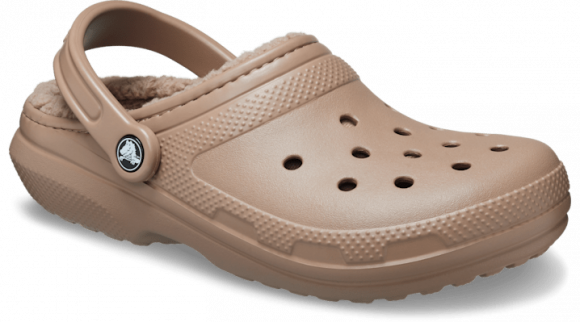 Crocs | Unisex | Classic Lined | Clogs | Latte | - 203591-2Q9