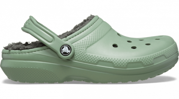 Crocs | Unisex | Classic Lined | Clogs | Moss/Multi | - 203591-3WP