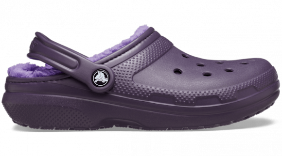 Crocs unisex Classic Lined Clogs Dark Iris - 203591-5AS