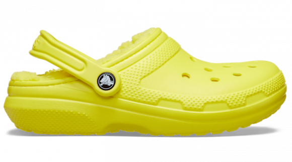 Crocs | Unisex | Classic Lined | Clogs | Cyber Yellow | - 203591-77J