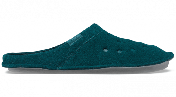 Crocs Classic Lined Slipper Slippers Unisex Evergreen / Evergreen - 203600-318