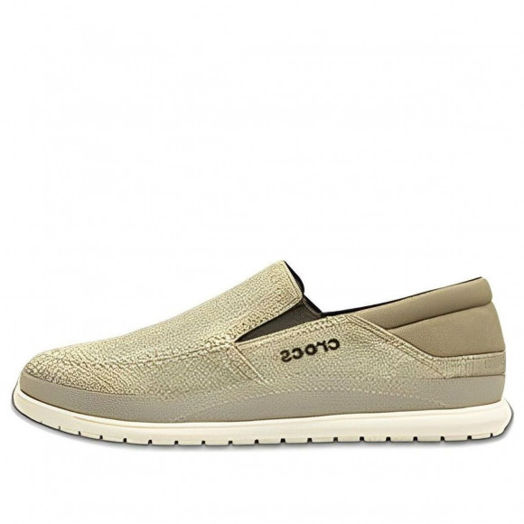 Crocs Santa Cruz Playa Slip-On Shoes 'Khaki Stucco' - 204835-26P