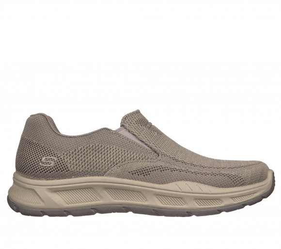 Skechers Men's Relaxed Fit: Cohagen - Knit Walk Sneaker in Taupe - 204849