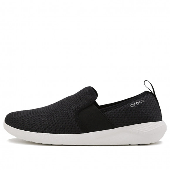 Crocs LiteRide Black/White Marathon Running Shoes/Sneakers 205679-066 - 205679-066