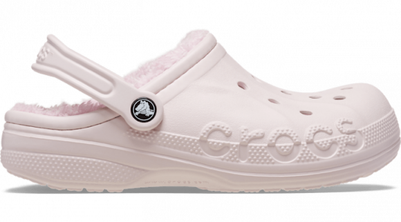 Crocs | Unisex | Baya Lined | Clogs | Barely Pink / Multi | - 205969-6PS