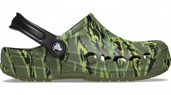 Crocs Baya Seasonal Printed Klompen Unisex Tiger Camo - 206230-9CX