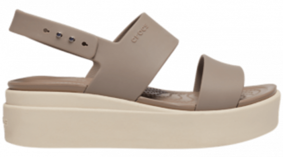 Crocs Brooklyn Low Sandals Women Mushroom / Stucco - 206453-15W