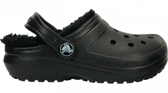 Crocs Classic Lined Klompen Kinder Black / Black - 207010-060