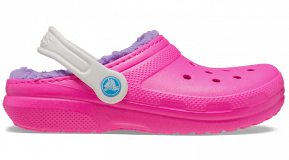 Crocs Classic Lined Klompen Kinder Pink Crush / Multi - 207010-6TX