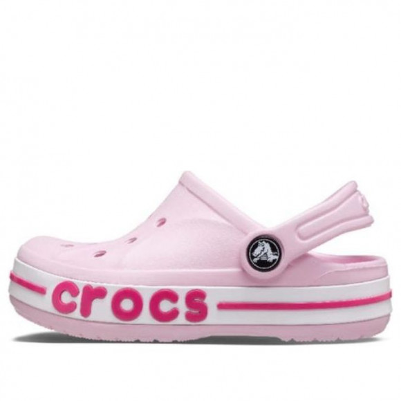 (GS) Crocs Bayaband Clog 'Pink White' - 207019-6TG