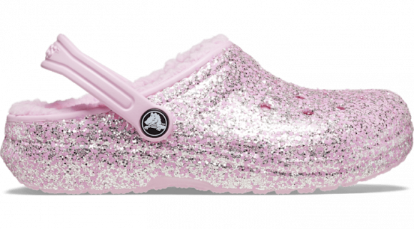 Crocs  Clogs (Shoes) Classic Lined Glitter Clog K  (girls) - 207462-6S0