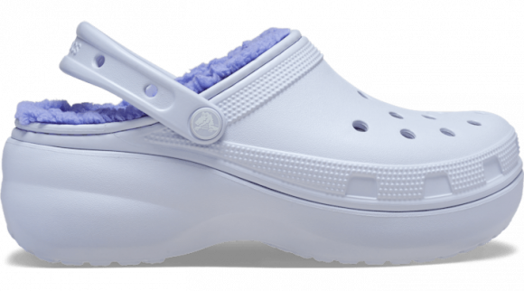 Crocs Classic Platform Lined W Klompen Damen Dreamscape - 207938-5AF