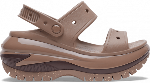 Crocs unisex Mega Crush Sandals Latte