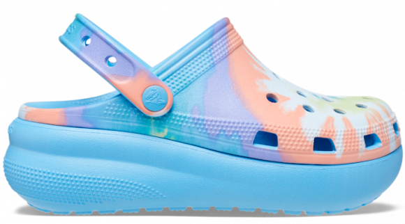 Crocs Cutie Crush Tie Dye Clogs Kids Oxygen / Multi - 208083-4KT