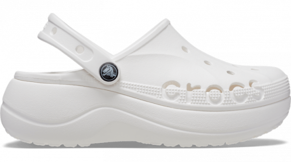 Crocs Baya Platform Clogs Women White