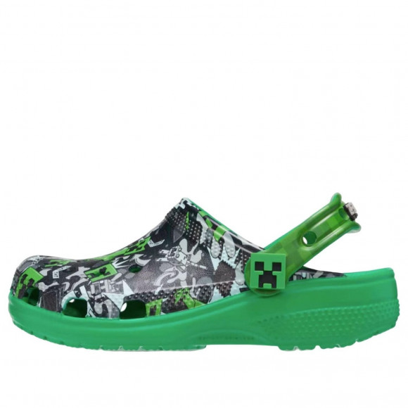 (GS) Crocs Classic Clog 'Minecraft Black Green' - 208320-90H